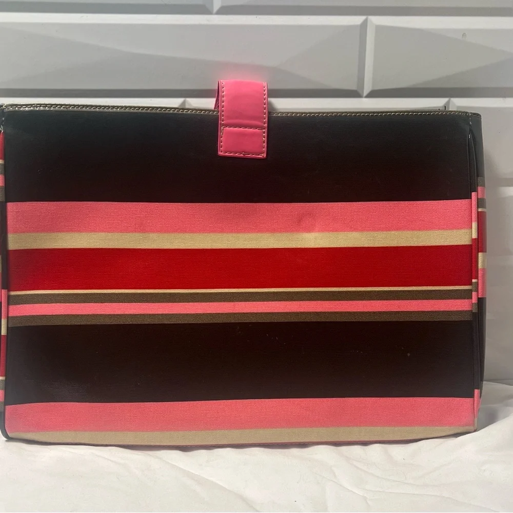 Franklin Covey‎ Striped Multicolor Laptop Tablet  Bag Never Used